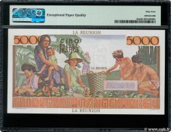 5000 Francs Schoelcher ISLA DE LA REUNIóN  1960 P.50a SC+