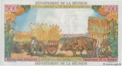 10 NF sur 500 Francs Pointe à Pitre REUNION ISLAND  1967 P.54b UNC-