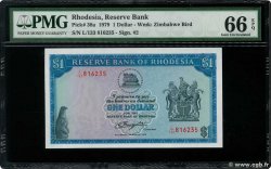 1 Dollar RHODESIEN  1979 P.38a ST