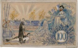 100 Roubles Dessin RUSIA  1918 P.- MBC