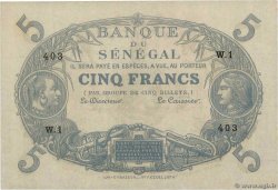 5 Francs Cabasson SENEGAL  1874 P.A1 EBC+