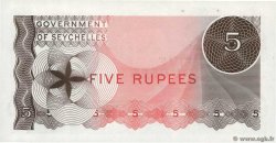 5 Rupees SEYCHELLES  1968 P.14 AU