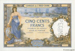 500 Francs Épreuve TAHITI  1938 P.13bs UNC