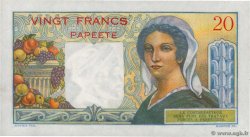 20 Francs  TAHITI  1963 P.21c UNC-