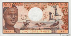 500 Francs CHAD  1974 P.02a UNC-