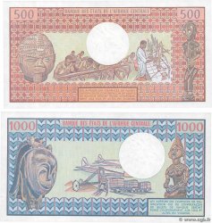500 et 1000 Francs Lot CHAD  1984 P.06 et P.07 UNC-