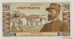20 Francs Émile Gentil AFRIQUE ÉQUATORIALE FRANÇAISE  1957 P.30