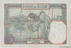 5 Francs ALGÉRIE  1929 P.077a pr.SUP
