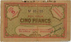 5 Francs ARGELIA  1943 K.394 RC