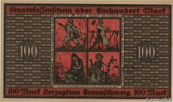 100 Mark GERMANIA Braunschweig 1918  FDC