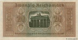 20 Reichsmark GERMANY  1940 P.R139 VF