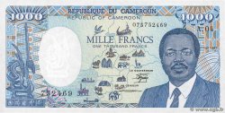 1000 Francs CAMEROUN  1987 P.26a