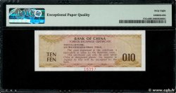 10 Fen Spécimen CHINA  1979 P.FX1s UNC