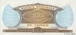 100 Francs REPúBLICA DEMOCRáTICA DEL CONGO  1961 P.006a SC+