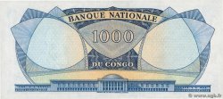 1000 Francs REPúBLICA DEMOCRáTICA DEL CONGO  1961 P.008a SC