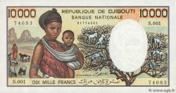 10000 Francs YIBUTI  1984 P.39b SC+