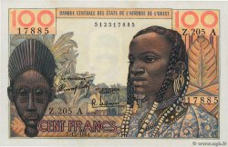 100 Francs WEST AFRIKANISCHE STAATEN  1964 P.101Ad fST+