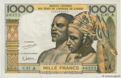 1000 Francs WEST AFRIKANISCHE STAATEN  1971 P.103Ah fST+