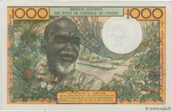 1000 Francs WEST AFRICAN STATES  1972 P.103Ai AU+