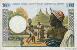 5000 Francs ESTADOS DEL OESTE AFRICANO  1969 P.104Ae MBC+