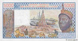 5000 Francs STATI AMERICANI AFRICANI  1984 P.108Al AU