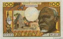 100 Francs EQUATORIAL AFRICAN STATES (FRENCH)  1962 P.03d q.BB