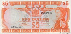 5 Dollars FIJI  1974 P.073c AU+
