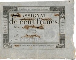 100 Francs Vérificateur FRANCE  1795 Ass.48c VF