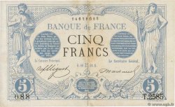 5 Francs NOIR FRANCE  1873 F.01.18 TTB