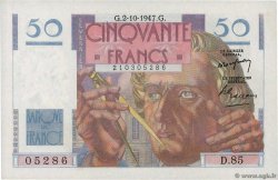 50 Francs LE VERRIER FRANCE  1947 F.20.09 pr.NEUF