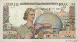 10000 Francs GÉNIE FRANÇAIS FRANCIA  1950 F.50.41 q.MB