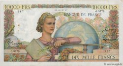 10000 Francs GÉNIE FRANÇAIS FRANCIA  1952 F.50.62 BC+