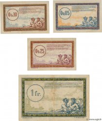 0,05, 0,10, 0,25 centimes et 1 Francs Lot FRANCE regionalism and various  1923 JP.135.02 à JP.135.04 VF