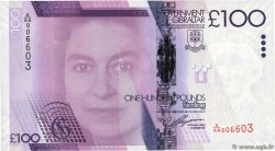 100 Pounds Sterling GIBRALTAR  2011 P.39 UNC-