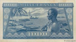 1000 Francs GUINEA  1958 P.09 MBC