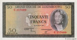 50 Francs LUXEMBURG  1961 P.51a fST