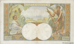 1000 Francs MADAGASCAR  1933 P.041 q.BB