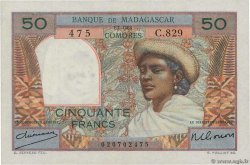 50 Francs MADAGASKAR  1950 P.045a fST