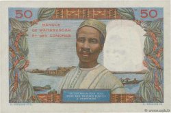 50 Francs MADAGASCAR  1950 P.045a AU