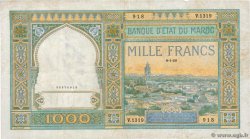 1000 Francs MARUECOS  1950 P.16c BC