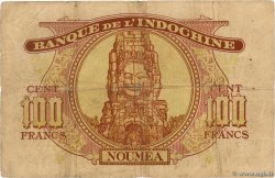 100 Francs NOUVELLE CALÉDONIE  1942 P.44 B+