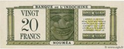 20 Francs NOUVELLE CALÉDONIE  1944 P.49 SC+