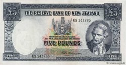 5 Pounds NEW ZEALAND  1967 P.160d XF-