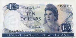 10 Dollars NEW ZEALAND  1968 P.166b UNC-