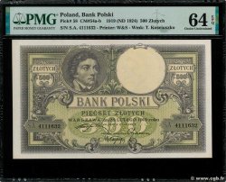 500 Zlotych POLEN  1924 P.058 fST+