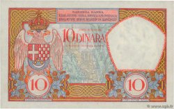 10 Dinara YOUGOSLAVIE  1926 P.025 pr.NEUF