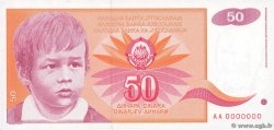 50 Dinara Non émis YUGOSLAVIA  1991 P.107B UNC