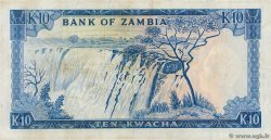 10 Kwacha ZAMBIA  1969 P.12a VF