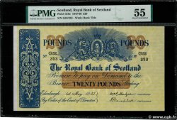20 Pounds SCOTLAND  1957 P.319c fST