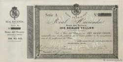 100 Reales Vellon SPANIEN Bayona 1873 P.- SS